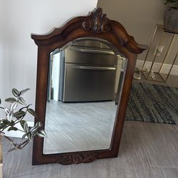 Vintage wood Mirror