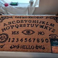 Ouija Board Heavy Duty Outside Rug New 2 1/2 Feet