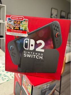 Nintendo Switch 2 — Brand New, Sealed (Game Code UNCLAIMED)