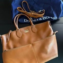 Large Dooney & Bourke Leather Satchel – Crossbody / Handbag