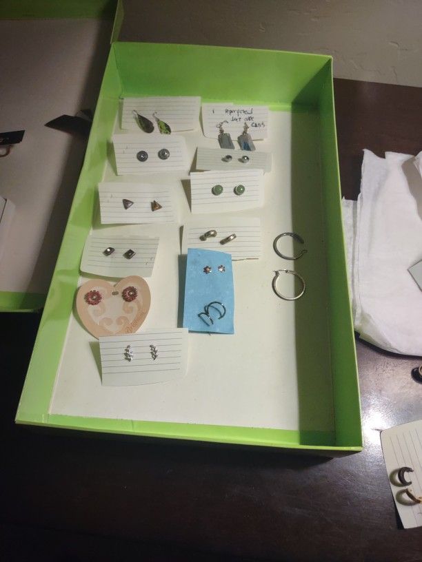 12 Pairs Of Cute Pierced Earrings