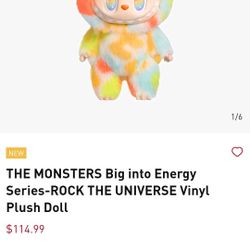 Labubu THE MONSTERS BIG INTO ENERGY ROCK THE UNIVERSE