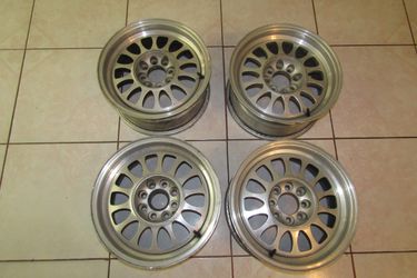 15x8 4x114/4x108 American racing wheels