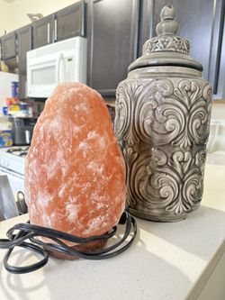 Salt Lamp And Centerpiece