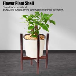 Bamboo Plant Stand, Flower Pot Holder Potted Stand Indoor Display Rack Room Decor for Most Home Decor and Furniture (bamboo )