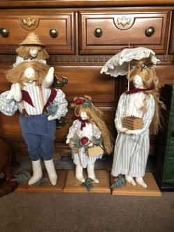 3 Irene Horiuchi Dolls Signed 