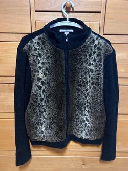 Leopard Print Jacket - Size Medium