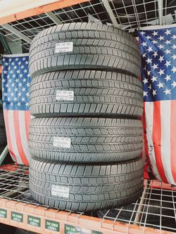 ✅ 275/55R20 MICHELIN DEFENDER LTX AS ALL SEASON TRUCKS SUV JEEPS 275 55 20 USED TIRES