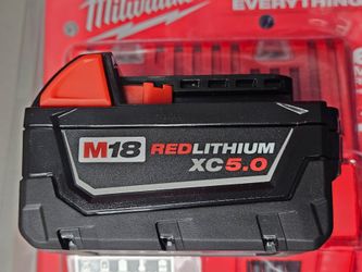 Brand New Milwaukee M18 XC 5.0 battery