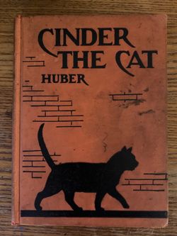 1931 Cinder the Cat by Huber Vintage Hardcover Book