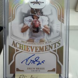 2025 flawless achievements auto drew brees 13/25