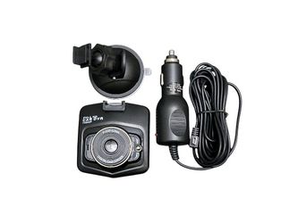 1080P Dash Camera with 2.2" LCD Screen 30fps Loop Recording, IR Night Vision, Parking Monitoring, and Motion Detection