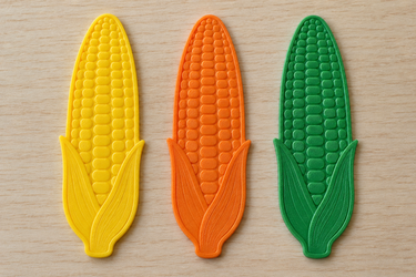 Corn Bookmarks, Set of 3, PETG Harvest Reader Gift, Choose Each Color