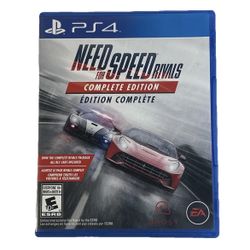 NFS : Rivals Complete Edition - PS4. CIB 