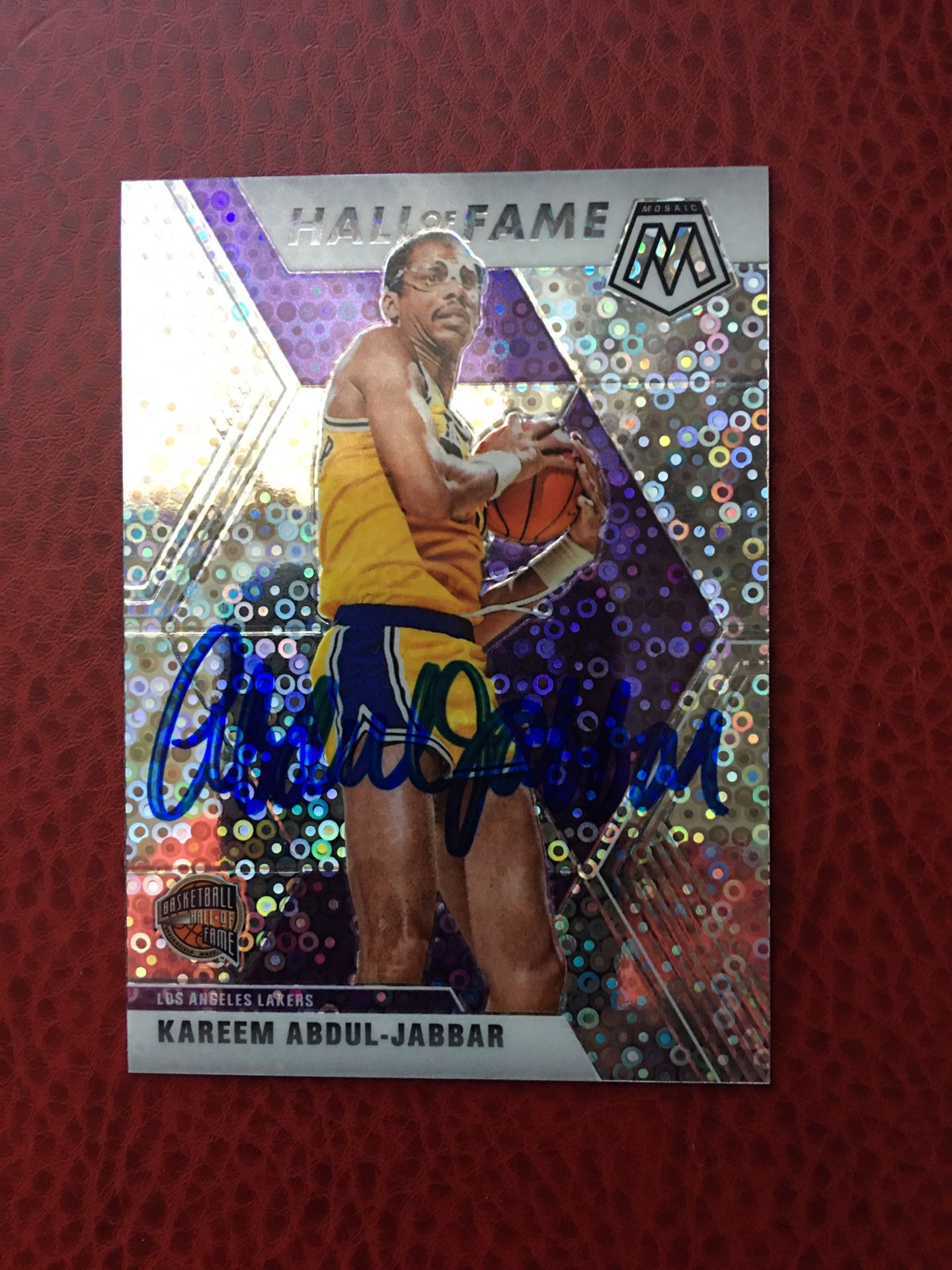 Autograph Card Signed By Kareem Abdul-jabbar
