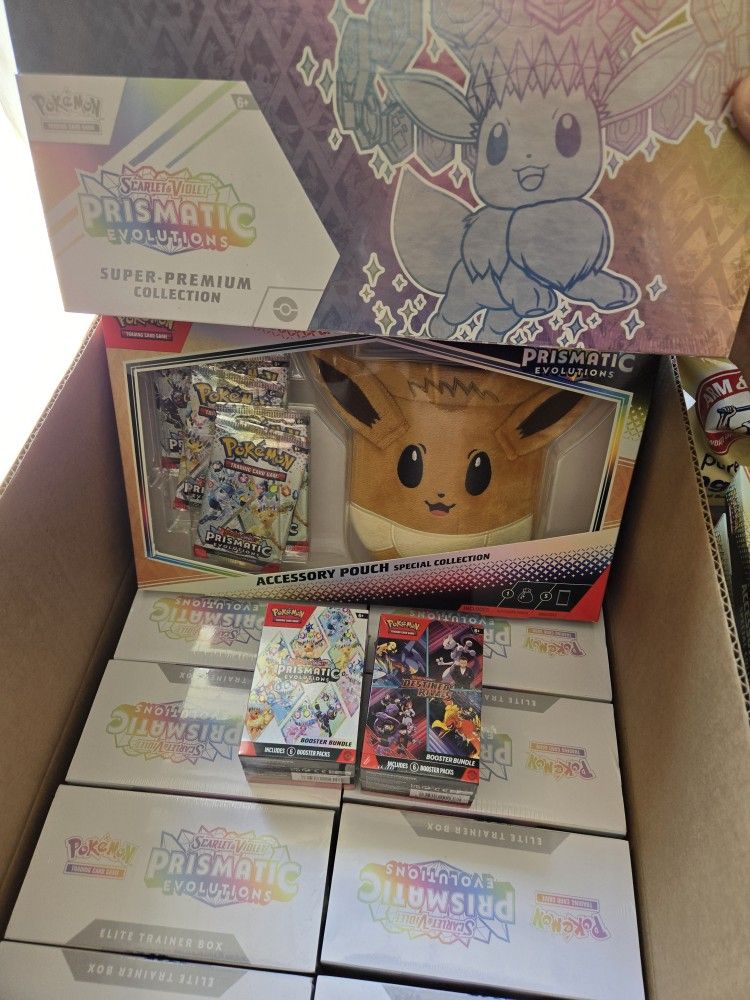 Pokemon Prismatic Evolutions And Destined Rivals