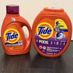 Tide Liquid & 112 Pack Pods