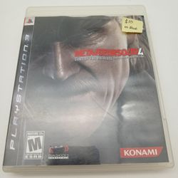 Ps3. PlayStation. Metal gear solid 4.