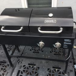 Charcoal And Gas Grill