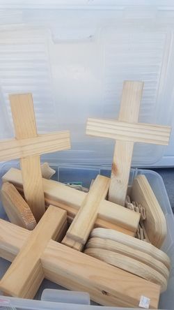 Wood cross collection for crafts