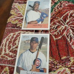 Chicago Cubs 2002 Bowman Heritage Baseball Cards Lot 