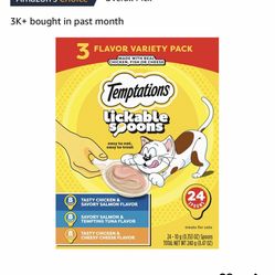 Temptation Lickable Spoons For Cat 