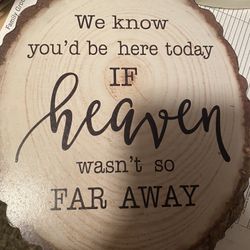 Wedding Or Other Occ. “We Know You’d Be Here” Sign