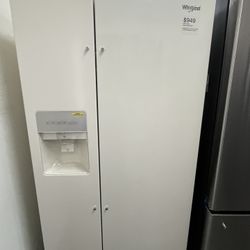 33”wide Side By Side Refrigerator With Water Dispenser 