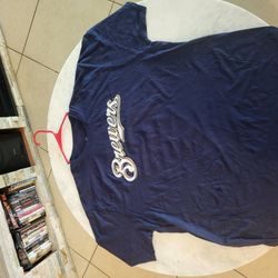 Majestic Brewers Baseball T- Shirt