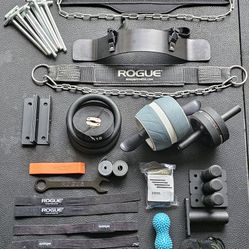 ROGUE BELT SQUAT RACK MOUNTS BUMPER PLATES WEIGHTS BARBELL ACCESSORIES

Prices listed below. Located near Beach Blvd and Kernan. From non smoking pet 