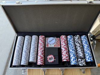 World Series of Poker Chip Set with Aluminum Case