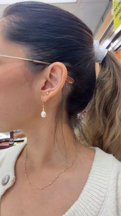 14k Pearl Earrings