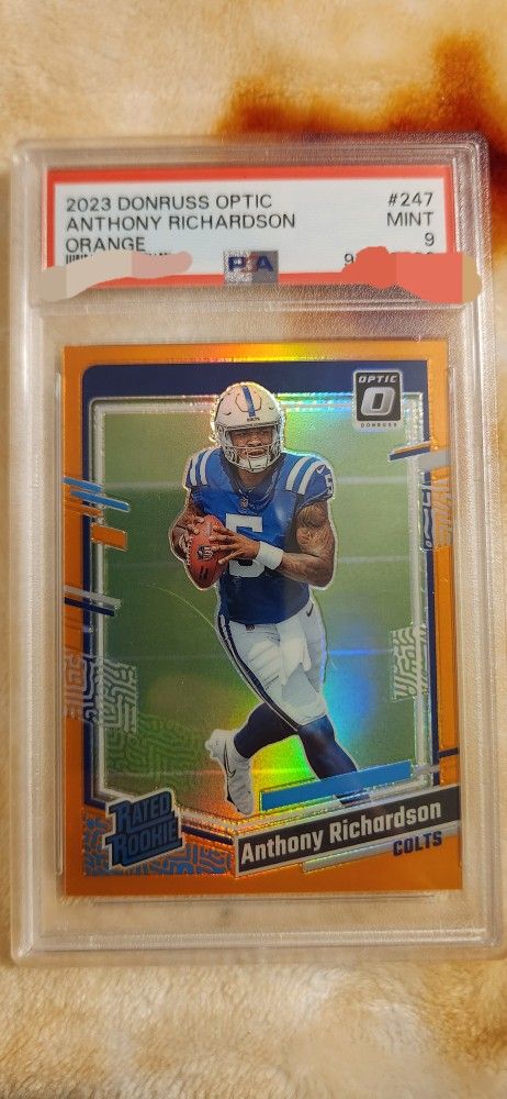 2023 Donruss Optic Anthony Richardson Orange #247 Sports