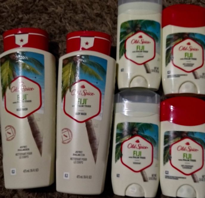 2 Old Spice Body wash And 4 Deodorants