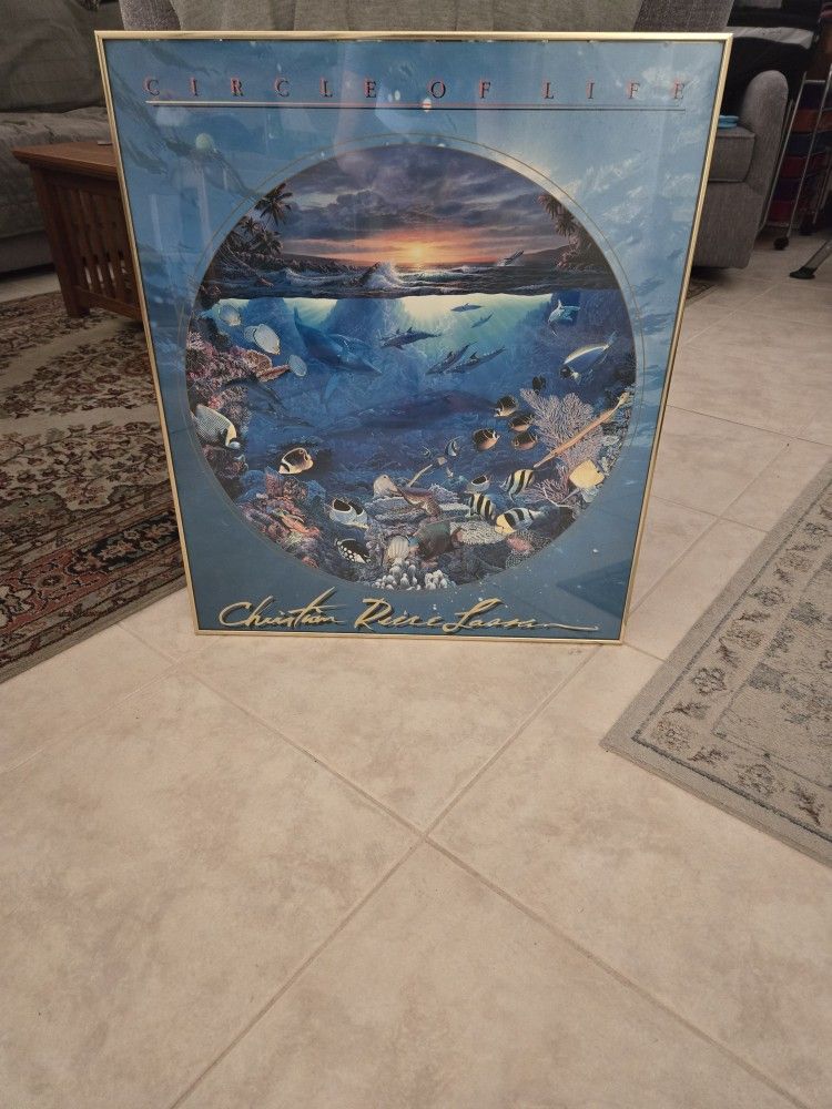 Vintage Christian Riese Lassen Print