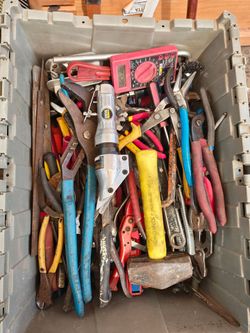 Box with tools
