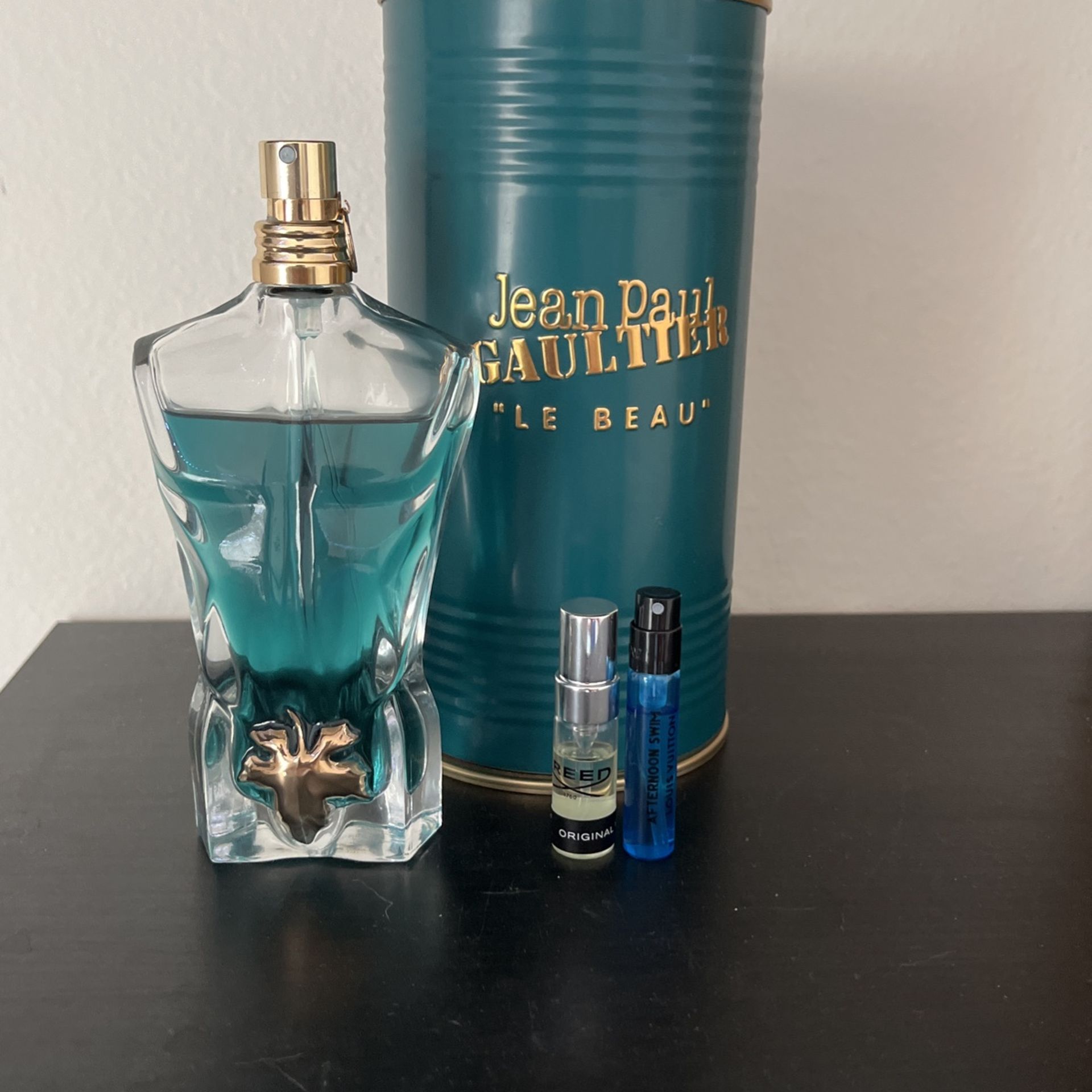 Jean Paul Gaultier Le Beau EDT 2.5 80% Used Comes With Free Samples