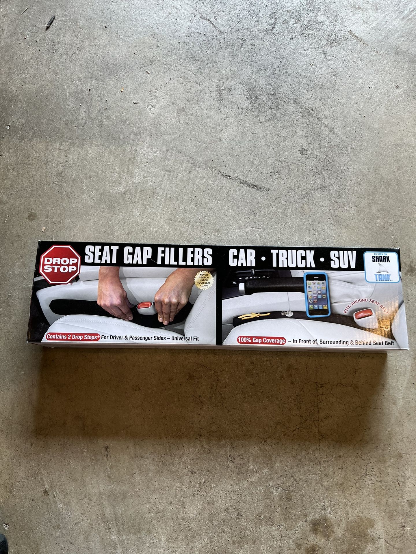 Drop Stop Car Seat Gap Filler - Set of 2