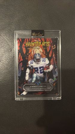 Emmitt Smith Wild Card Haunted Hits 2/4 Trading Card