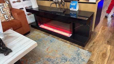 Black Fireplace