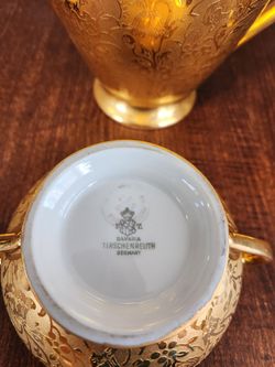 Tierschenreauth gold-plated coffee service
