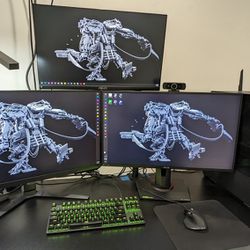 High Performance Gaming Desktop (Triple Monitor)