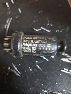U.S. Army Signal Corps Crystal Unit DC-8-C