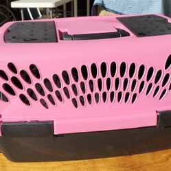 Pink Pet Carrier