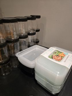Food Storage Containers Set - Meal Prep