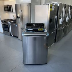 LG 4.8 Cu. Ft. Graphite Steel Top Load Washer - WTCV IUM