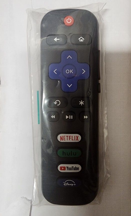 Remote for Roku TV for TCL, ONN, Sharp, Hisense, Phillips, Element

