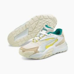 Size 7 1/2 Puma Hedra Ocean Queen  Sneakers/ Eggnog-Puma White- Cloud Pink

