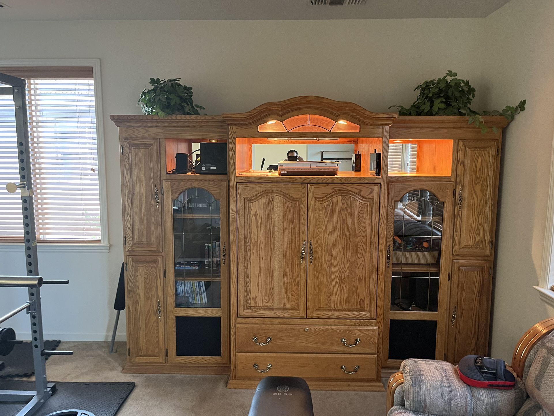 Entertainment Center Furniture Cabinet