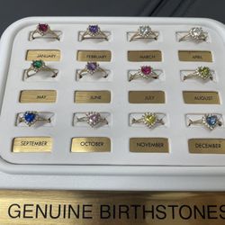 Birthstone 10k Rings 